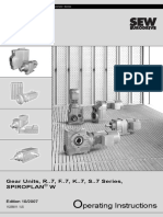 SEW Gearmotor Operating Instructions Despiece