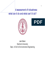 Risk-Based Assessment of Robustness: What Can It Do and What Can't It Do?