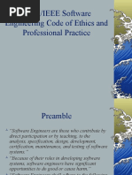 ACM/IEEE Software Engineering Code of Ethics and Professional Practice