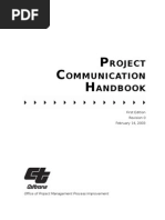 Download project communication handbook by fakhro SN3151489 doc pdf