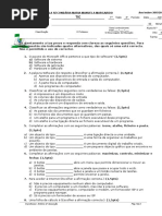 1º Teste de 3º Periodo TIC A