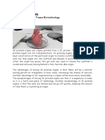 3D Printed Organs: Species - Biological Tissue Biotechnology Height - ??? Weight - ???