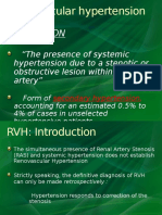 Renovascular Hypertension (RVH)Seminar