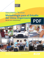 Metodologia Para El Estudio Del Clima Organizacional