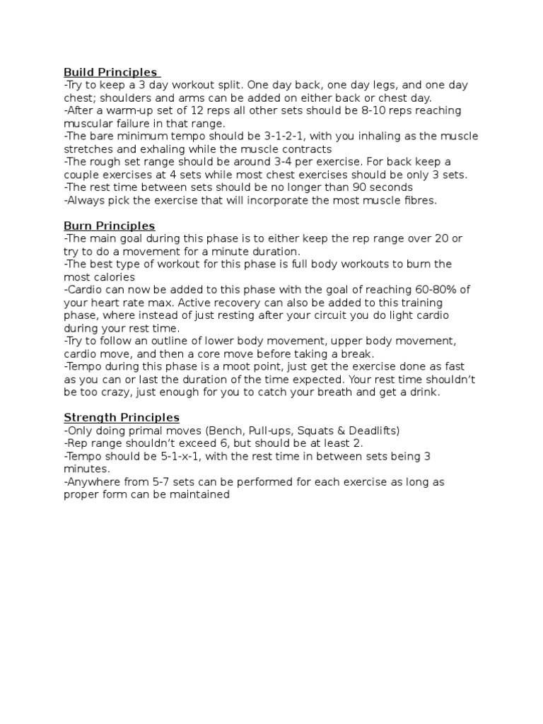 Effective Workout Principles Guide | PDF | Wellness
