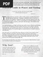 Prayer & Fasting (English Manual)