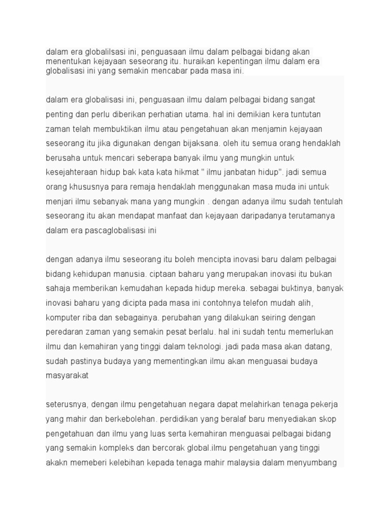 Pendidikan Alaf Ini Melestarikan Alam Sekitar Pdf