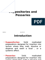 Topic 9 - Suppositories