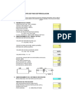 CALCULO Diseño Tanque Septico y Poza de Percolacion