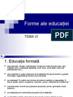 Formele Educatiei