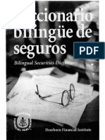 Diccionario Bilingüe de Seguros