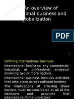 1.1 An Overview of International Business and Globalization