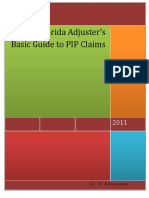 A Florida Adjuster's Basic Guide To Pip Claims PDF