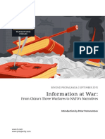 Information at War From China S Three Warfares To Nato S Narratives PDF