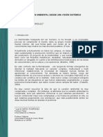 La Cuestion Ambiental Desde Una Vision Sistemica