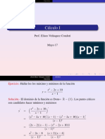 Calculo Derivada Max y Min