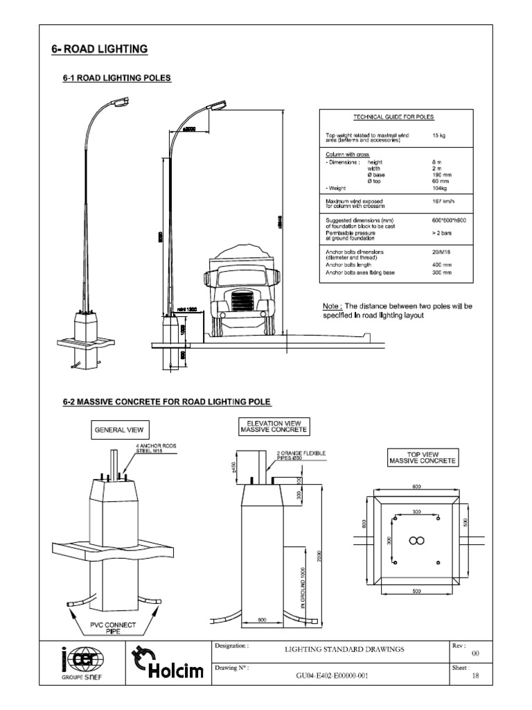 Típico Instalación de Postes | PDF