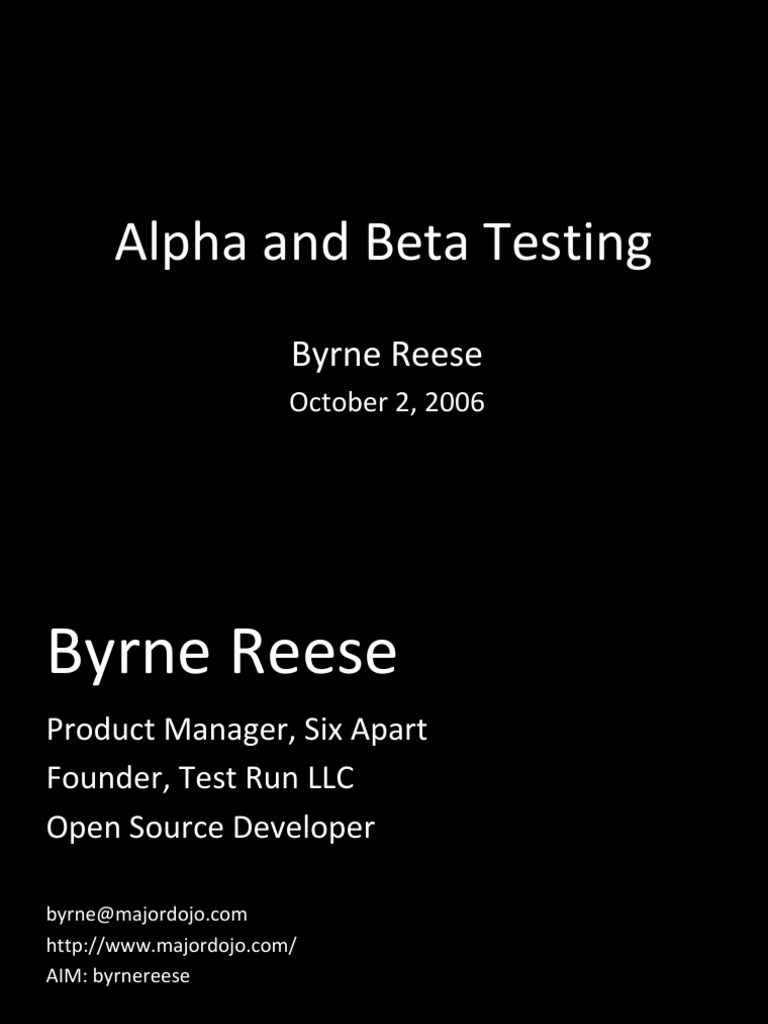Alpha and Beta Testing | Software Release Life Cycle | Software Testing