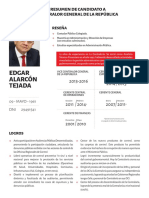 CV de Nuevo Contralor Edgar Alarcón