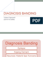 Diagnosis Banding KEJANG KEJANG