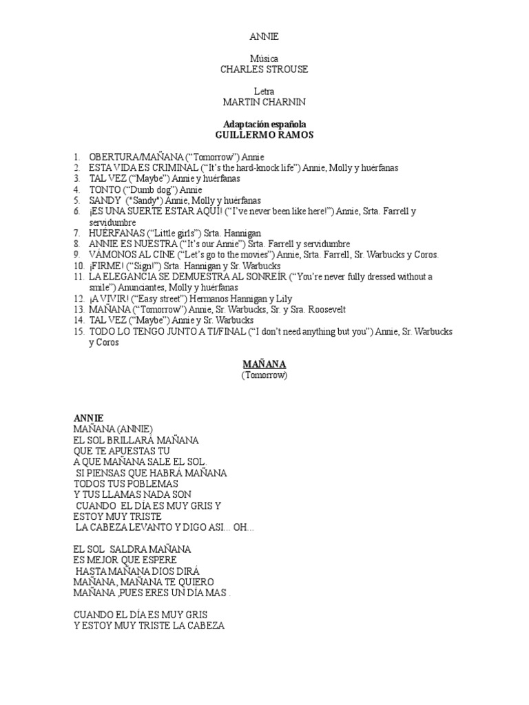 Annie: El Musical en Español - quehagoconlonenes, image size:768x1024