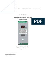 Protection Relays Se 400 Manual