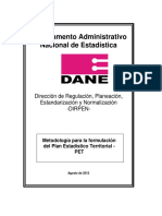 Metodología Actualizada Sectorial y Territorial