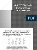 Kinetoterapia in Deficientele Abdomenului