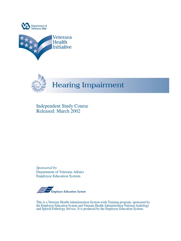 Hearing Impairment PDF | PDF | Hearing Loss | Ear