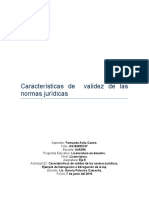 Actividad S2 Características de Validez de Las Normas Jurídicas