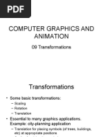 Computer Graphics and Animation - 09 Transformations