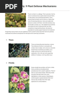 9 Plant Defense Mechanisms Britannica.com