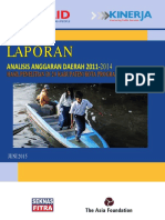 Analisis Anggaran Daerah 20 Kabupaten/Kota 2011-2014