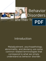 Behavior Disorders and Their Treatments
