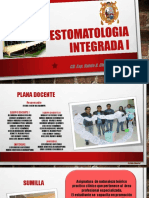 presentacion de la asignatura estomatologia integrada i