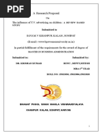 Download Project  Report on TV Advertisements by sarojbalaboora SN315226478 doc pdf