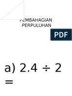 PEMBAHAGIAN perpuluhan