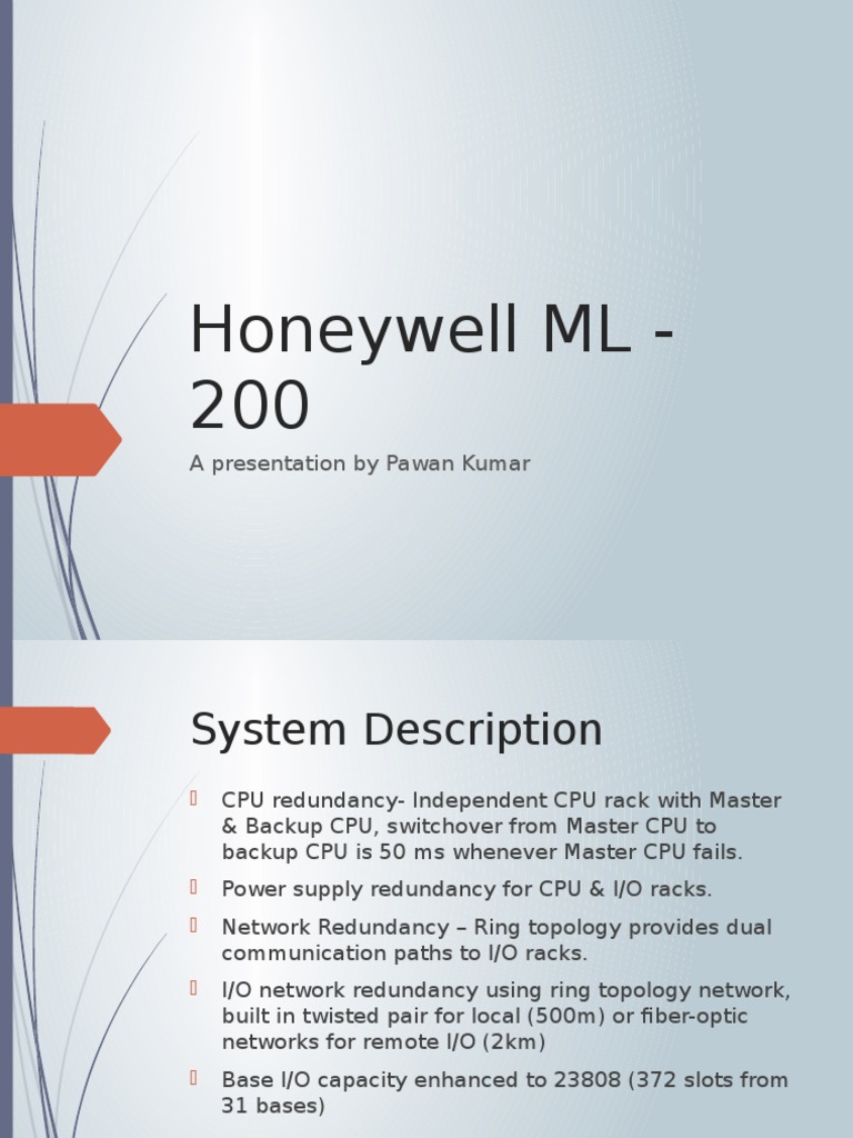 Honeywell PLC | PDF | Cable | Input/Output