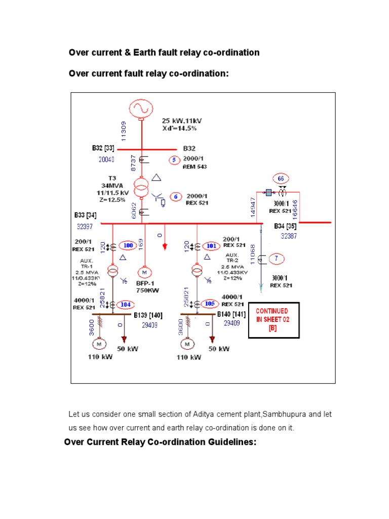 Overcurrent Relay Coordination Guide | PDF | Relay | Transformer
