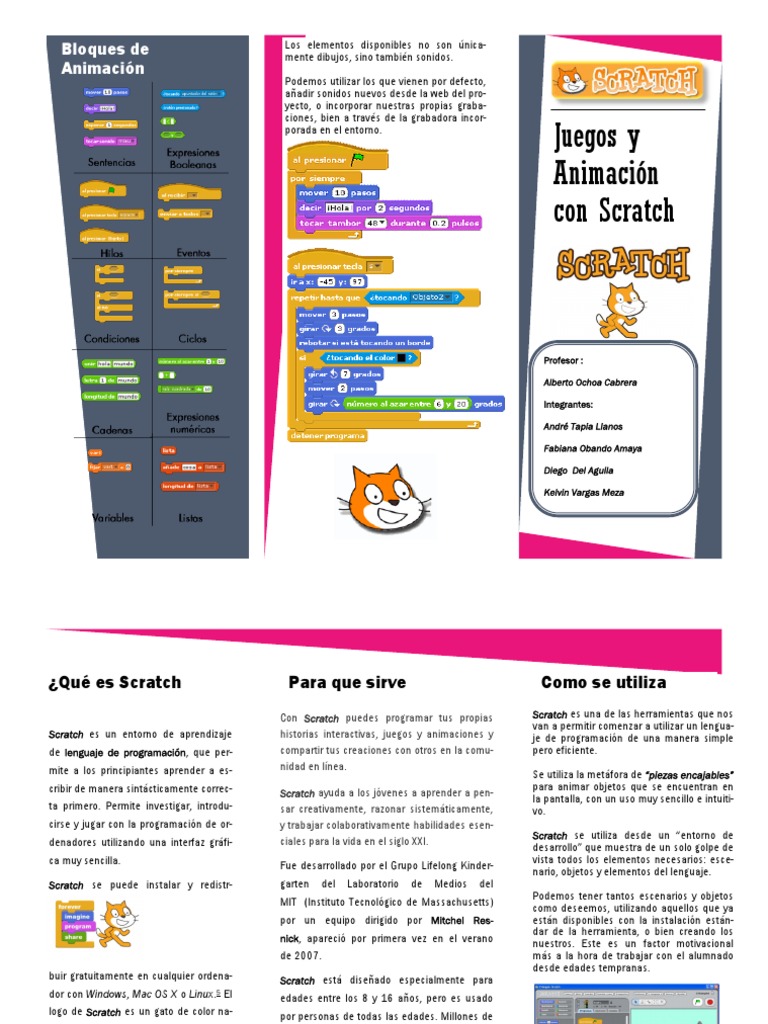 Introducción a Scratch para Animación | PDF | Informática