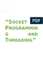 Socket Programming and Threading