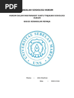Download MAKALAH SOSIOLOGI HUKUMdocx by Mei Lina SN315230848 doc pdf