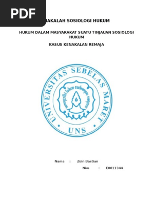 Makalah Sosiologi Hukum Docx