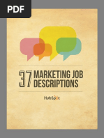 37 Marketing Job Descriptions HubSpot