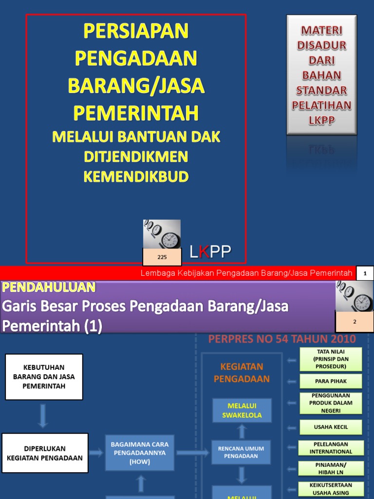 Mekanisme Pengadaan  Barang  dan  Jasa  pdf