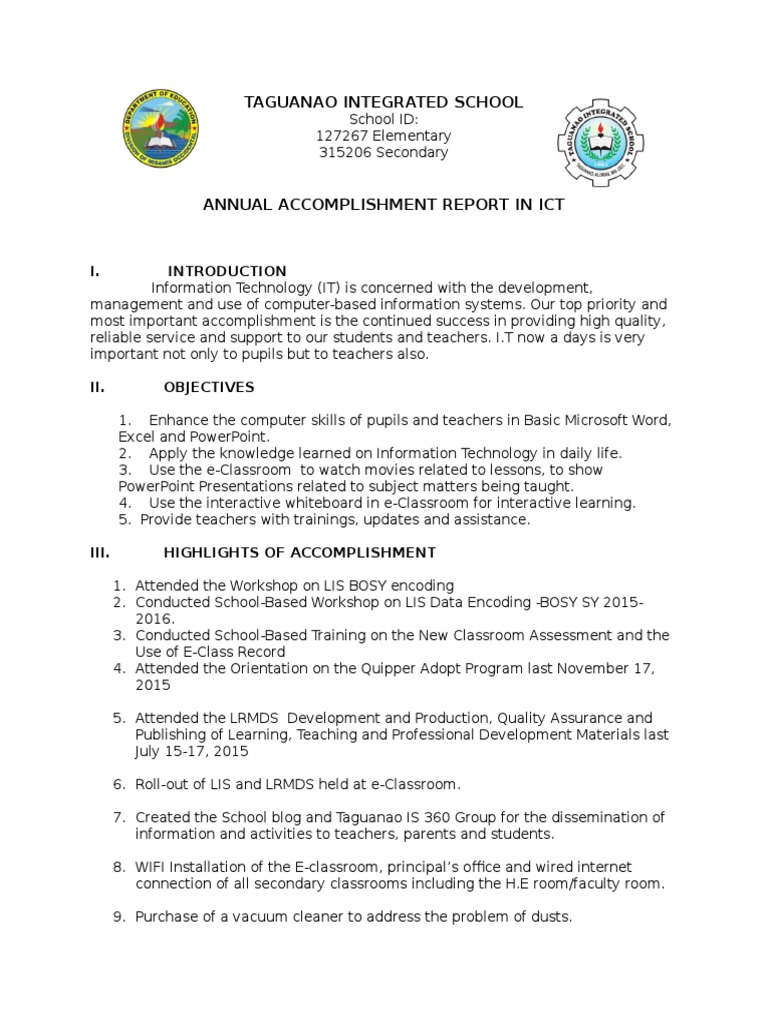 accomplishment-report-ict-educational-technology-teaching