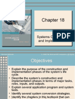 Systems Construction and Implementation Systems Construction and Implementation