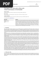 The Impact of El Nino and La Nina on the United Arab Emirates (UAE) Rainfall