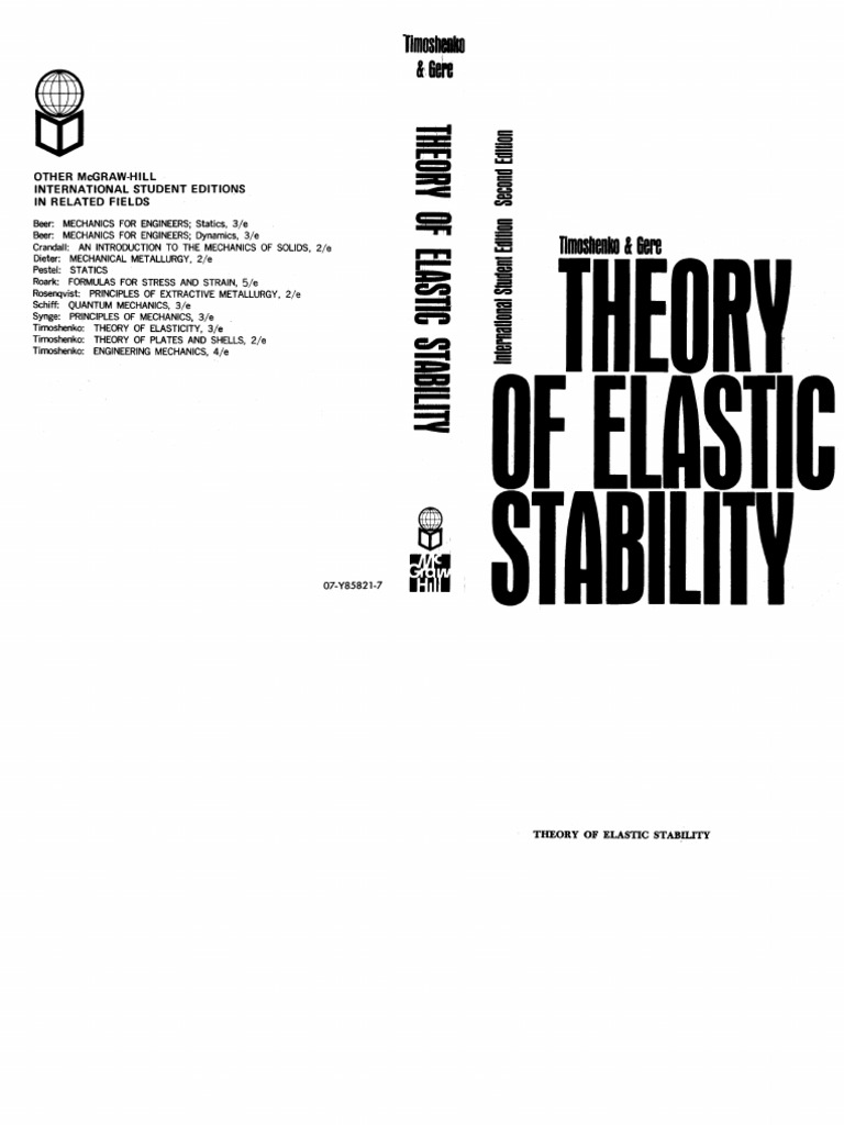 Stephen P. Timoshenko, James M. Gere-Theory of Elastic Stability