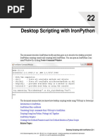 Desktop Scripting With IronPython